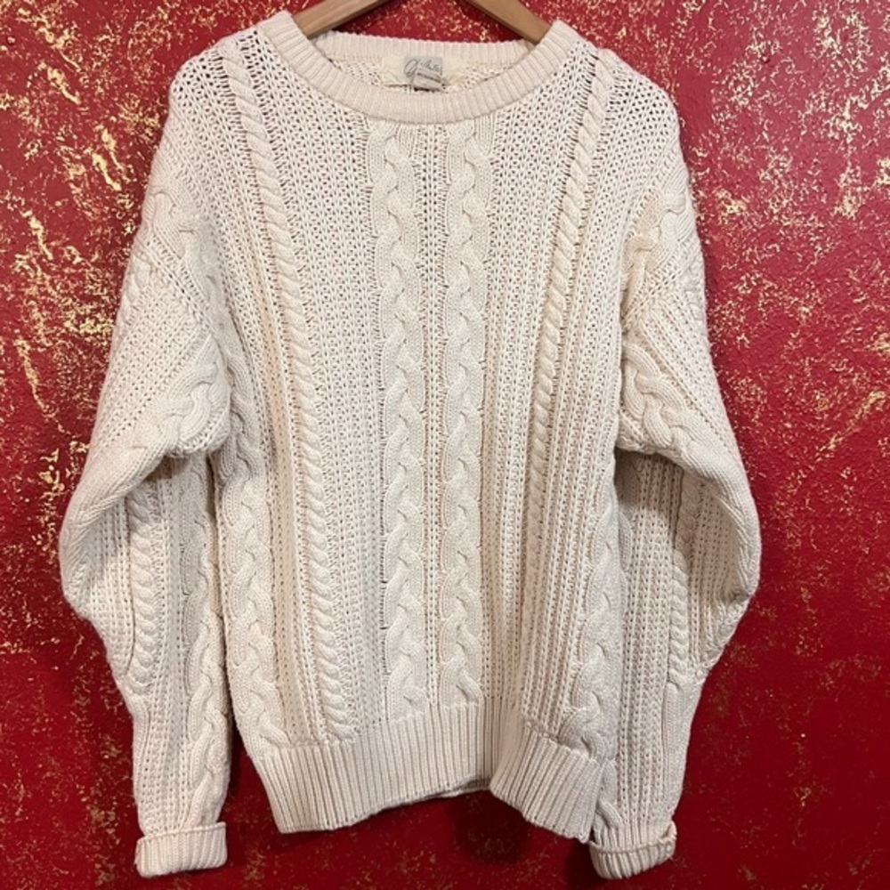 DIMITRI Vintage Cable Knet Sweater M